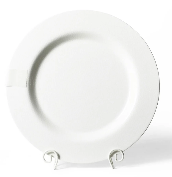 White Small Dot Big Entertaining Round Platter