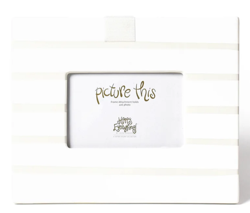 White Stripe Mini Frame