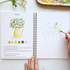 Flowers Watercolor Workbook Set