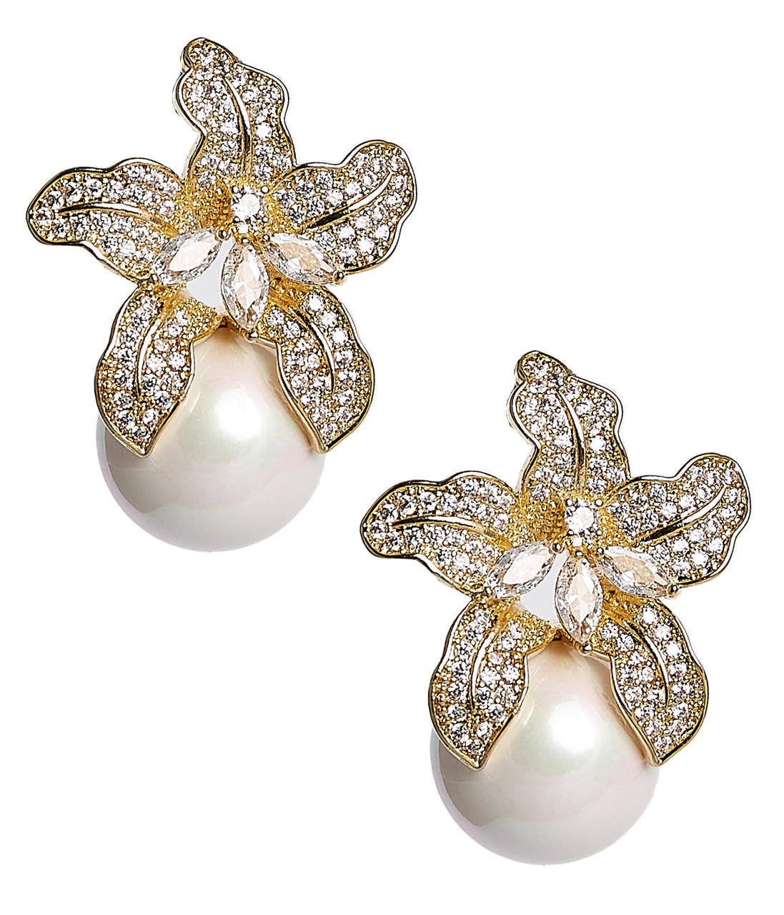 Beth - Pearl Statement Stud  -  WS