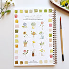 Flowers Watercolor Workbook Set