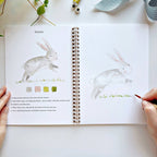 Animals Watercolor Workbook Set