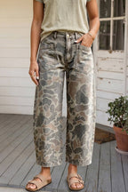 LAS Camouflage Ankle Length Jeans