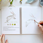 Animals Watercolor Workbook Set
